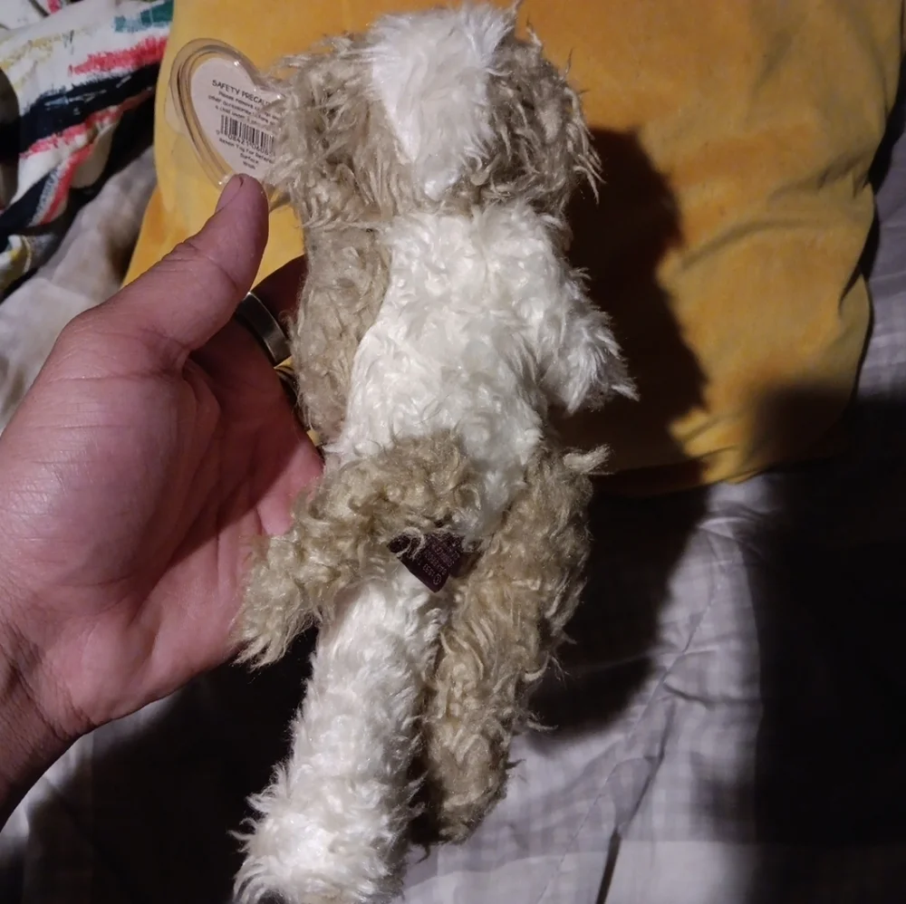 Vintage 1993 Ty Attic Treasures Scruffy Dog Jointed 9